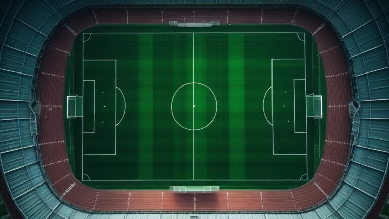 Sân cỏ nhìn từ trên cao trước giờ thi đấu ASEAN Cup 2026