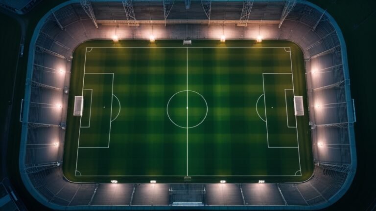 Sân vận động lên đèn buổi tối trước giờ phát sóng trực tiếp ASEAN Cup 2026